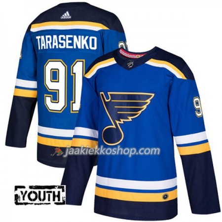 Lapsille NHL St. Louis Blues Pelipaita Vladimir Tarasenko 91 Adidas 2017-2018 Sininen Authentic